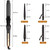 O'bella 5 In 1 Curling Irons Set 0.5-1.25 Inch Curling Wands Metal Handle Hair Curler Set With Ceramic Tourmaline Coating 5 Interchangeable Barrels Dual Voltage 5 Temp Setting