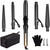 O'bella 5 In 1 Curling Irons Set 0.5-1.25 Inch Curling Wands Metal Handle Hair Curler Set With Ceramic Tourmaline Coating 5 Interchangeable Barrels Dual Voltage 5 Temp Setting