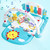 3-in-1 Baby Play Mat & Activity Gym For Infant,kick And Play Piano Play Gym ,musical Activity Fitness Gym, Newborn+ ,blue