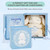 Tickle & Main Everybunny Prays Musical Gift Set For Children; 7” Plush Boy Rabbit With Blue Scarf, Prayer Book And Keepsake Box; An Ideal Gift For Baby’s Baptism, Christening Or Easter