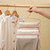 Non-slip Trouser Hangers Practical Wear Resistant Clothes-rack For Home Wardrobe Closet  Pink 1pcs