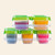 Baiwo 6pcs Food Box With Green Cover Fresh-keeping Pp Baby Food Storage Box For Kitchen