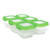 Baiwo 6pcs Food Box With Green Cover Fresh-keeping Pp Baby Food Storage Box For Kitchen