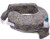 Open Box My Brest Friend Nursing Pillow, Flowing Fans Gray/white