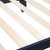 Goory Safety Children Beds With Fence Sturdy Platform Bed Easy Assembly Modern Toddler Space-saving Bedroom Home Navy Blue