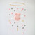 Xiec Bed Bell Cartoon Rabbit Head Sturdy Frame Baby Crib Mobile Rattle Photography Prop