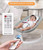 Electric Baby Swing Chair, Infant Swing With Remote Control, Built-in Bluetooth, Soft Music, Sway In 5 Speeds, Seat Belt, Gifts