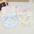 Pwfe 5pcs Baby Crystal Velvet Cartoon Bibs Newborn Girls Boys Waterproof Back Dribble Bibs