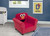 Sesame Street Elmo Kids Upholstered Chair By Delta Children
