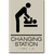 Changing Station Men Sign-taupe / Black (3 Units)