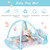 Gymax Baby Play Gym Mat W/ Play Piano & Funny Toys For Newborn Infant Activity Playmat