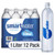 Smartwater Vapor Distilled Premium Water Bottles, 1 Liter, 12 Pack