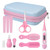 Baby Grooming Kit, Portable Baby Safety Care Set With Hair Brush Comb Nail Clipper Nasal Aspirator Etc For Nursery Newborn Toddlers Infant Girl Boys Keep Clean (10 In 1 Pink)