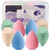 Duaiu Beauty Makeup Sponge Blender 8 Pcs Foundation Makeup Puffs Set Non-latex Beauty Sponge For Foundation Creams Liquid And Powders