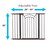 Safety 1ˢᵗ Easy Install Tall & Wide Walk Thru Baby Gate 29"-47", Decor