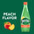Perrier Peach Flavored Sparkling Water, 405.6 Fl Oz, 24 Pack Plastic Water Bottles