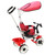 Costway 4-in-1 Kids Baby Stroller Tricycle Training Learning Toy Bike W/ Canopy Basket