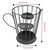 Iron Art Candle Holder Coffee Creamer Container Metal Coffee Holder For Home Kitchen Office And Coffee Bar