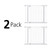 Safety 1ˢᵗ Easy Install Walk-thru Gate - Value 2 Pack, White