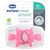 Chicco Physioforma Silicone One-piece Orthodontic Pacifier 16-24m Pink 2pk