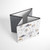 Bacati - Woodlands Grey/beige Neutral Cotton Storage Box Small