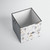 Bacati - Woodlands Grey/beige Neutral Cotton Storage Box Small
