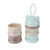 Portable Milk Powder Formula Dispenser Container Storage Essential Cereal Boxes B Green Flof