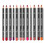 12pcs Women Waterproof Lipstick Long Lasting Matte Lipliner Pencil Lip Pen Set