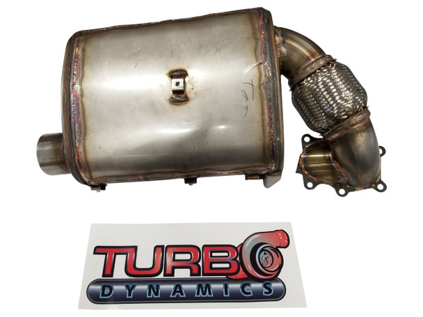 TD 2017 to 2023+ Stock Modified muffler 2.5" for Arctic Cat zr9000 and Yamaha Sidewinder