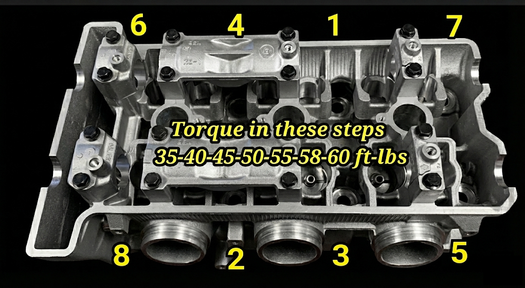 Patron de torque optimal pour t&ecirc;te 998