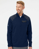 Adidas - Shoulder Stripe Quarter-Zip Pullover