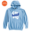 CP Super-10 Hoodie in Blue and Grey. Youth and Adult