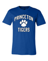 Princeton Tigers with Paw tee. This item runs small.