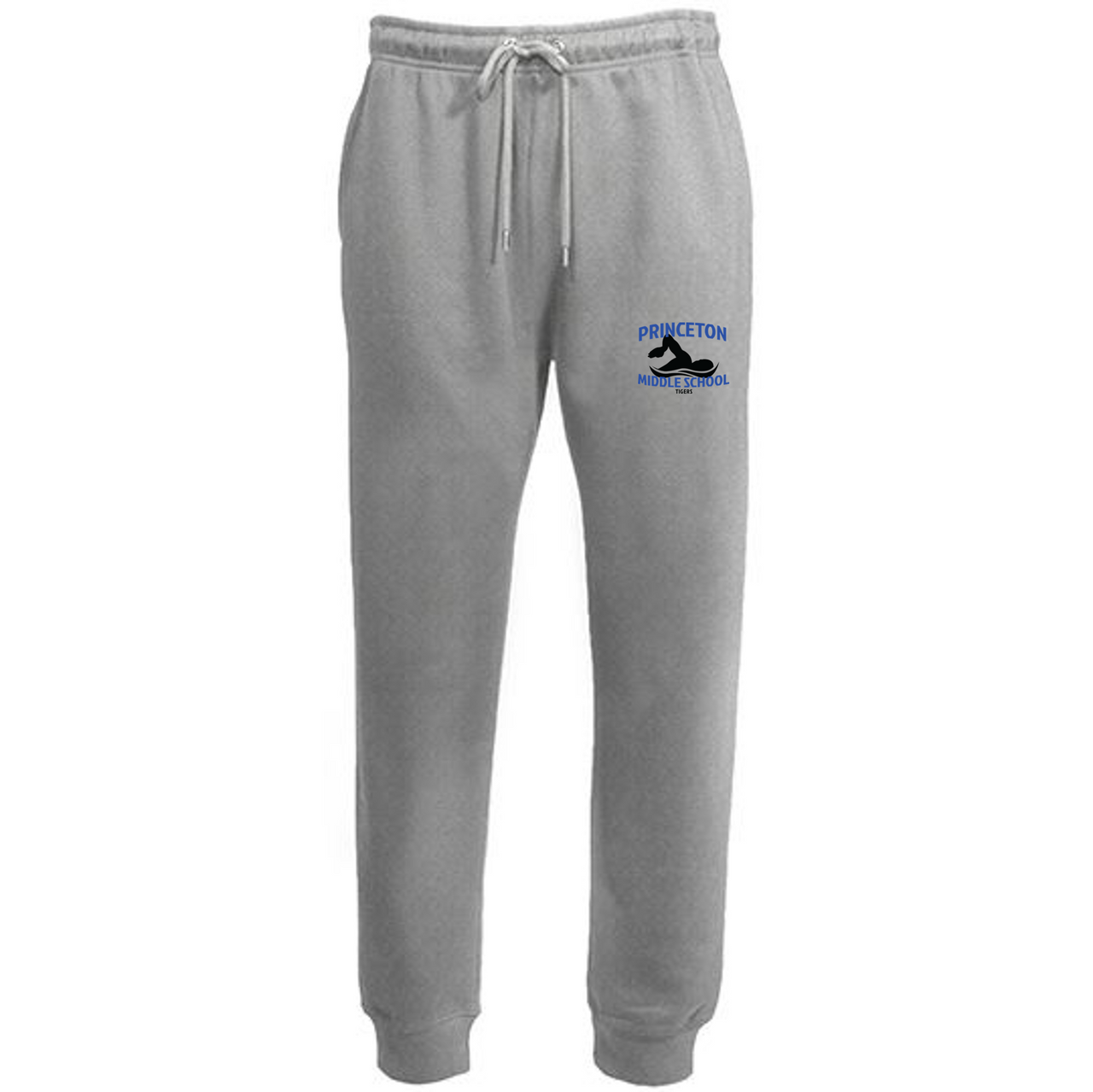 Princeton Middle School Swimming sweatpants in gray - Princeton Threads