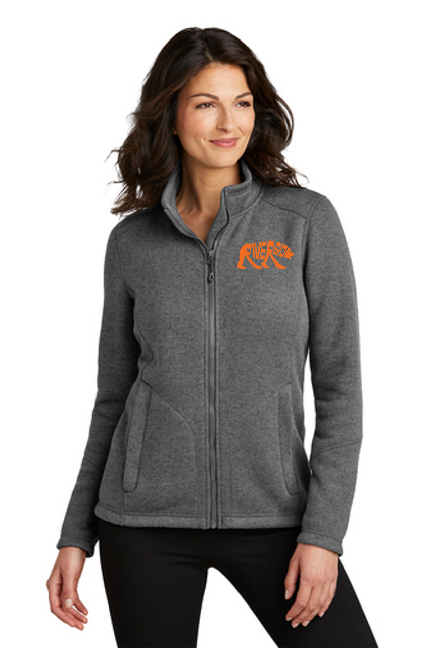 Port Authority Ladies Sweater Fleece Jacket