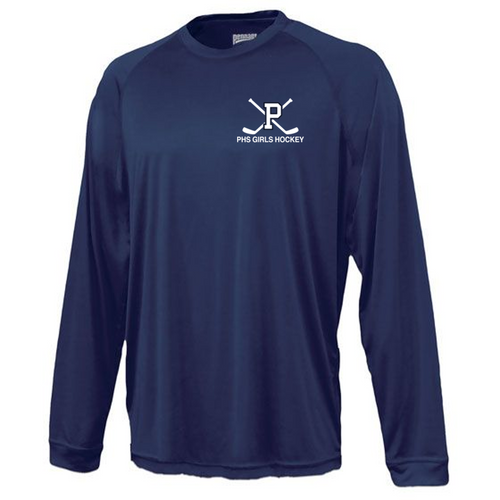 Long sleeve power tee in navy