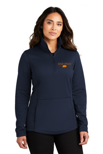 Ladies Smooth Fleece 1/4-Zip