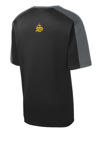 Adult and Youth  team sleeve-blocked tee Adult and Youth  team sleeve-blocked tee