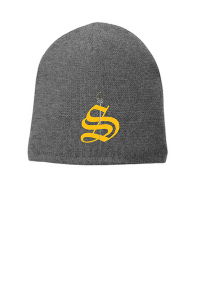 SF one size fits all fleece lined beanie in grey SF one size fits all fleece lined beanie in grey