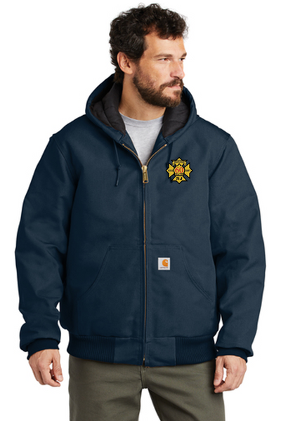 Carhartt ® Quilted-Flannel-Lined Duck Active Jac Brand Logo Carhartt ® Quilted-Flannel-Lined Duck Active Jac Brand Logo