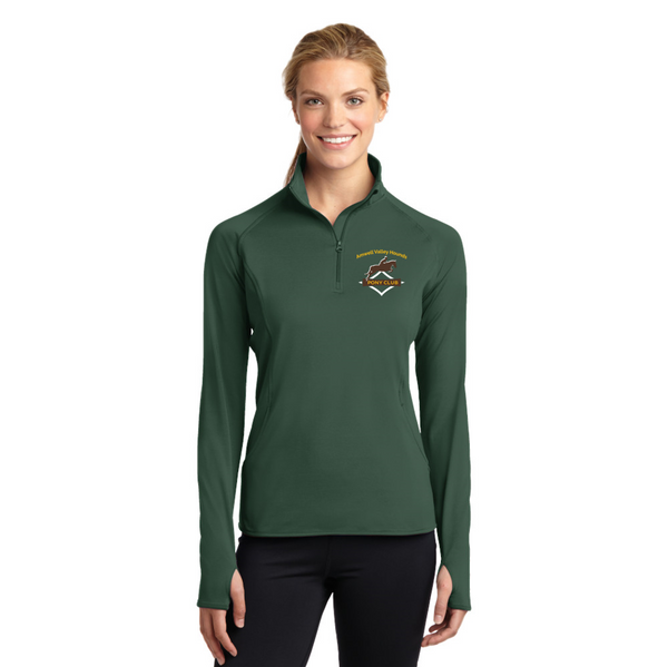 Essential Sport-Tek® Ladies Sport-Wick® Stretch 1/2-Zip Pullover Essential Sport-Tek® Ladies Sport-Wick® Stretch 1/2-Zip Pullover