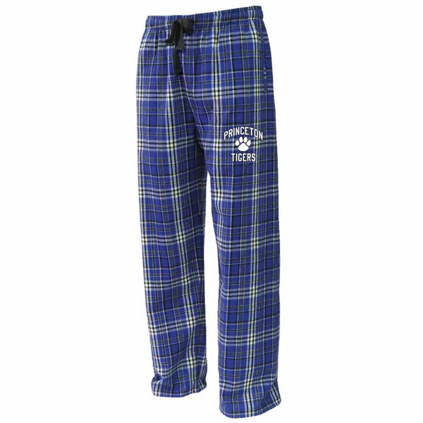 Flannel pant in royal and white Flannel pant in royal and white