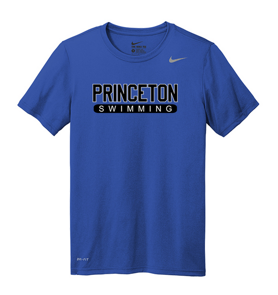 PHS swimming Nike legend performance tee in royal