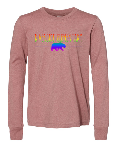 Mauve long sleeve with logo color options Mauve long sleeve with logo color options