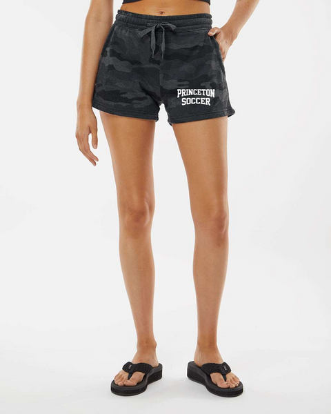 Independent Trading Co. - Women’s Lightweight California Wave Wash Sweatshorts  Independent Trading Co. - Women’s Lightweight California Wave Wash Sweatshorts