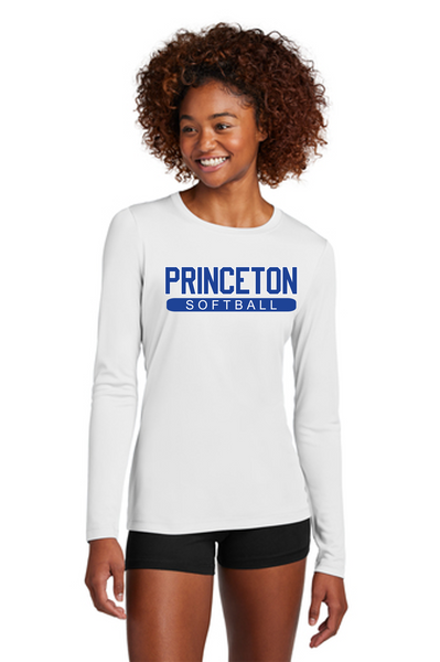 NEW Sport-Tek® Ladies  Softball Posi-UV® Pro Long Sleeve in white
