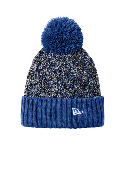 New Era® Marled Knit Pom Beanie New Era® Marled Knit Pom Beanie