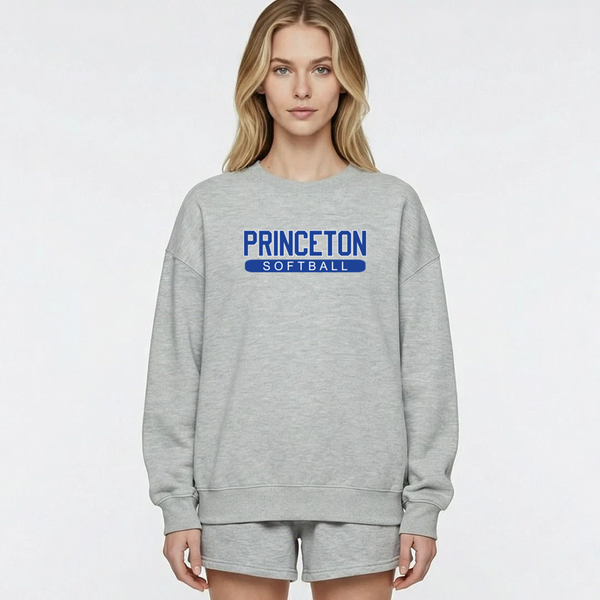 Womens softball oversize crew