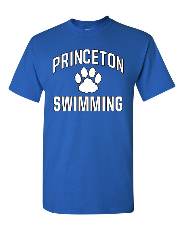 PHS Swimming everyday tee. Three colors to choose from. This item runs small