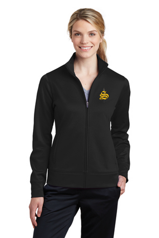 Adult ladies team and competition jacket with optional personalization. 